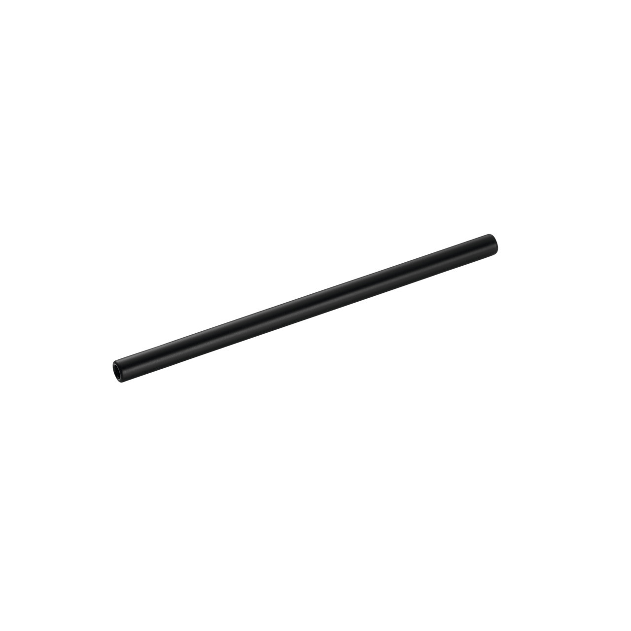 Glastrinkhalm mit Bürste 150 mm schwarz / Set á 50 Stück